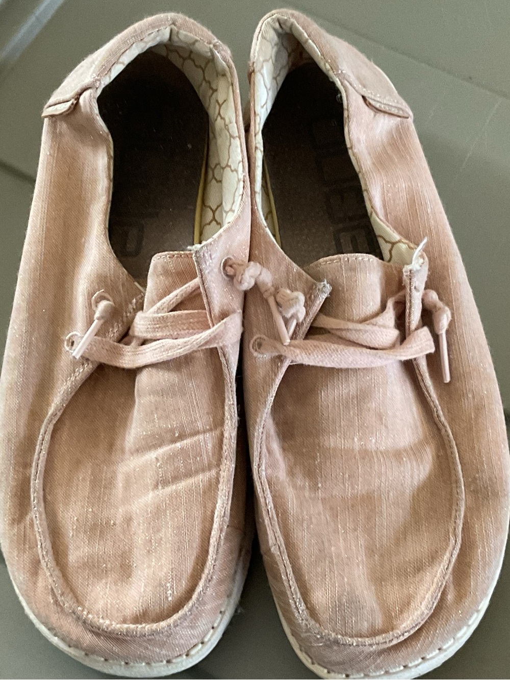 Hey Dude Women's Slip-On Loafers in Dusty Rose